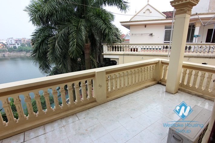 Lake view and Nice house  for rent in Tay Ho area